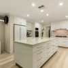 Frameless kitchen cabinet design